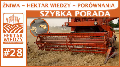 Photo of ŻNIWA – HEKTAR WIEDZY. PORÓWNANIA. | SZYBKA PORADA #28