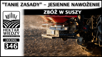 Photo of „TANIE ZASADY” – JESIENNE NAWOŻENIE ZBÓŻ W SUSZY | ODCINEK 346